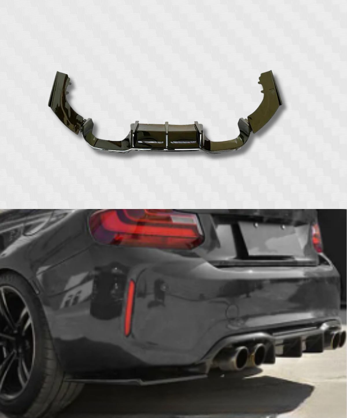 REAR DIFFUSER BMW M2 F87