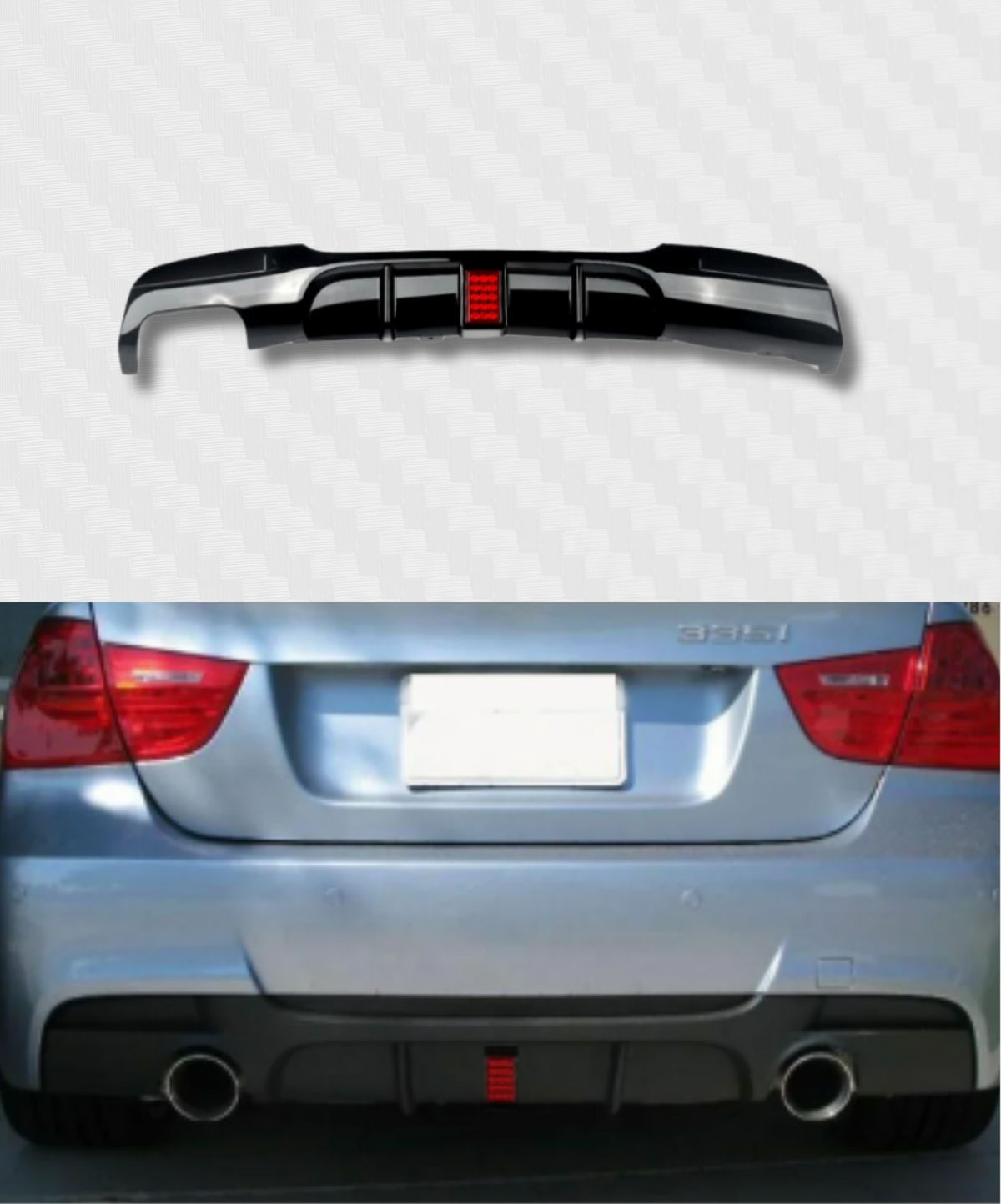 REAR DIFFUSER BMW 3 SERIES E90