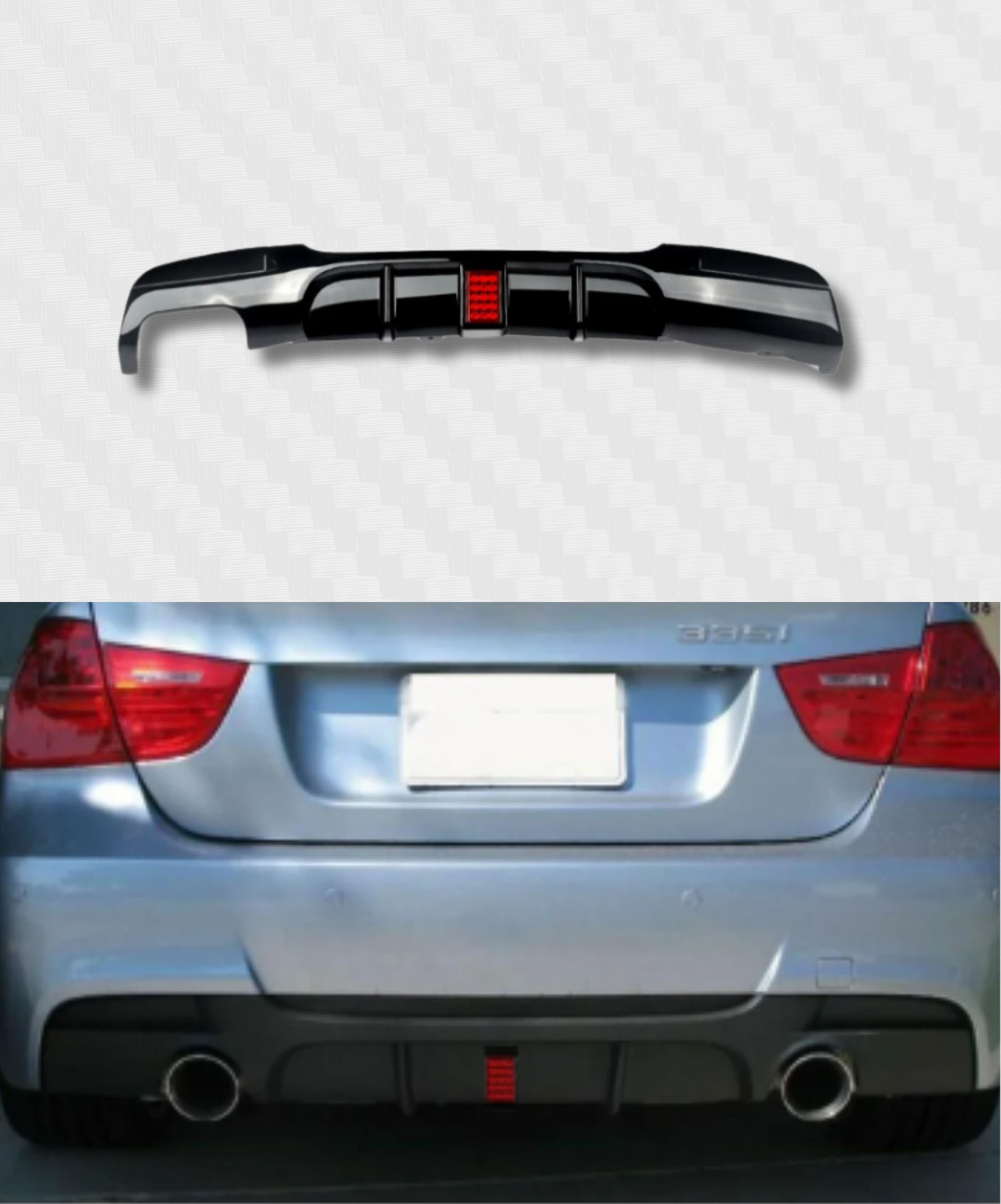 REAR DIFFUSER BMW 3 SERIES E90