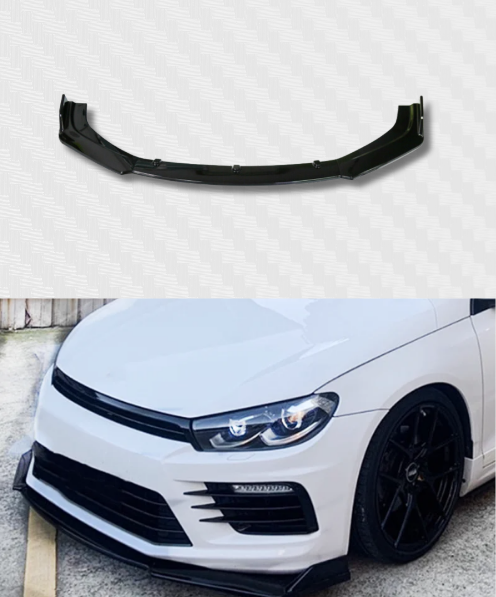 FRONT SPLITTER SCIROCCO R