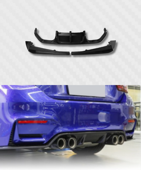 REAR DIFFUSER M3-F80 / M4-F82-F83 - elemento design