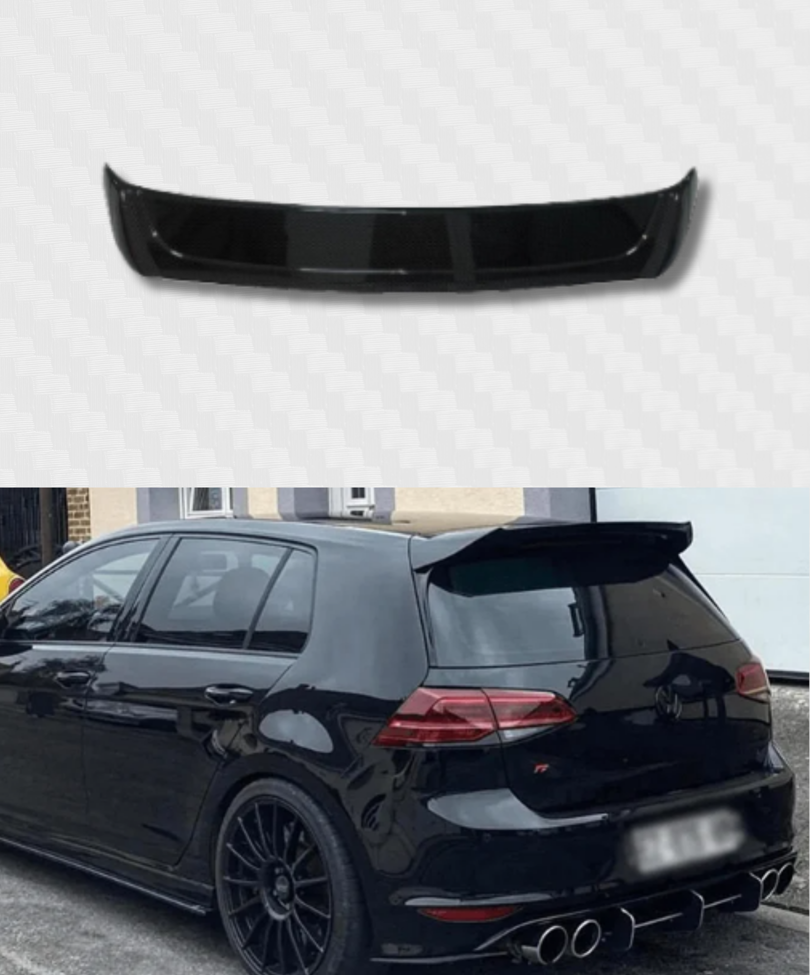 SPOILER GOLF MK7 GTI GTD, TSI, TDI, R-Line