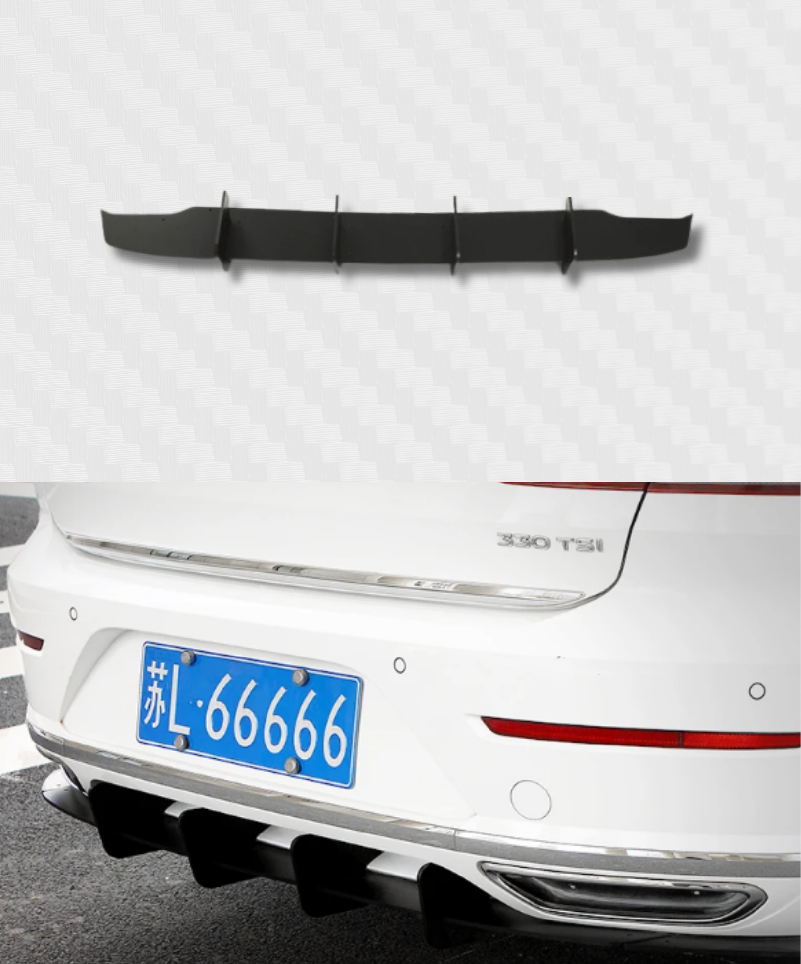 REAR DIFFUSER VOLKSWAGEN ARTEON MK1