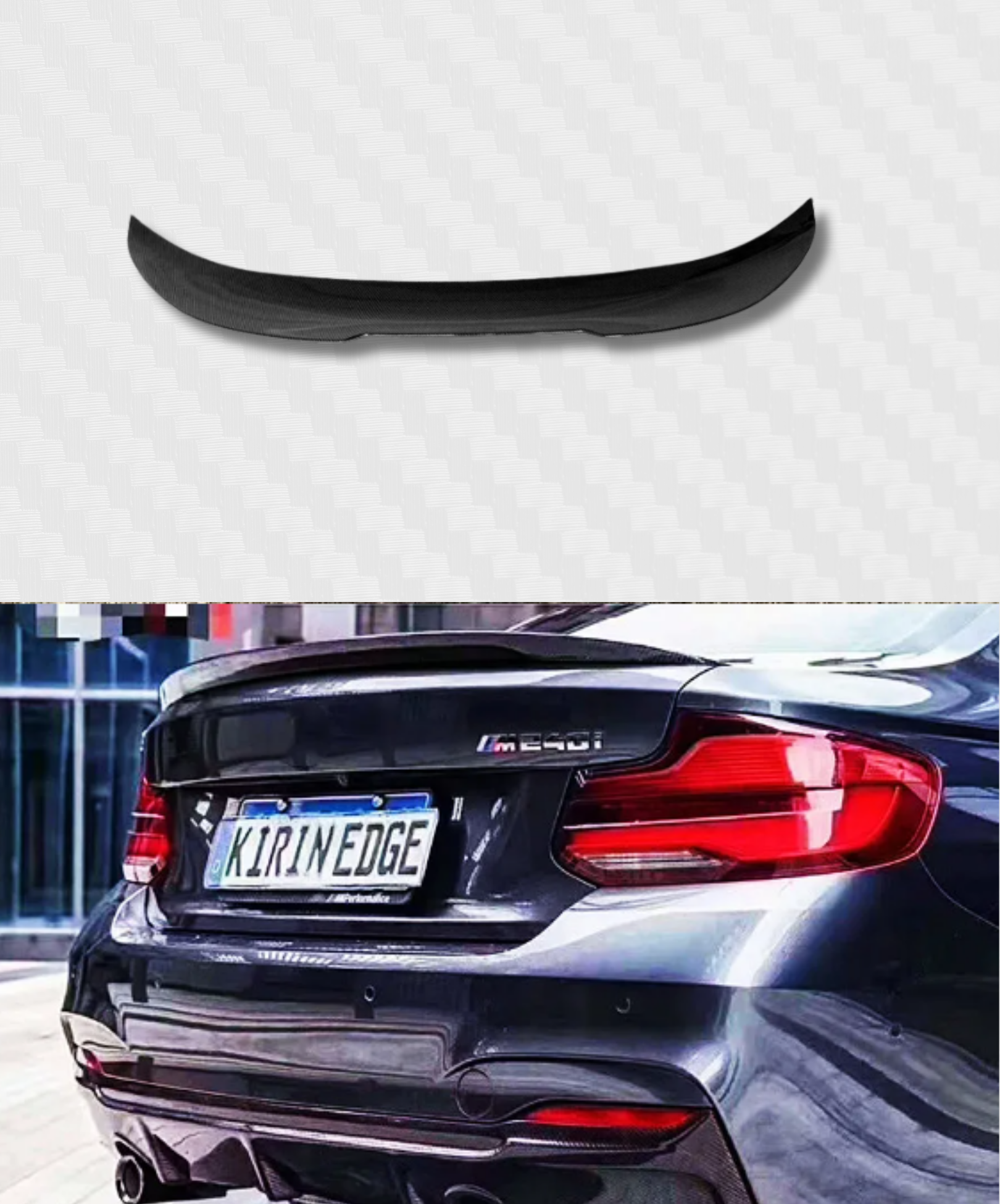 SPOILER BMW 2 SERIES F22 F23 F87 - elemento design