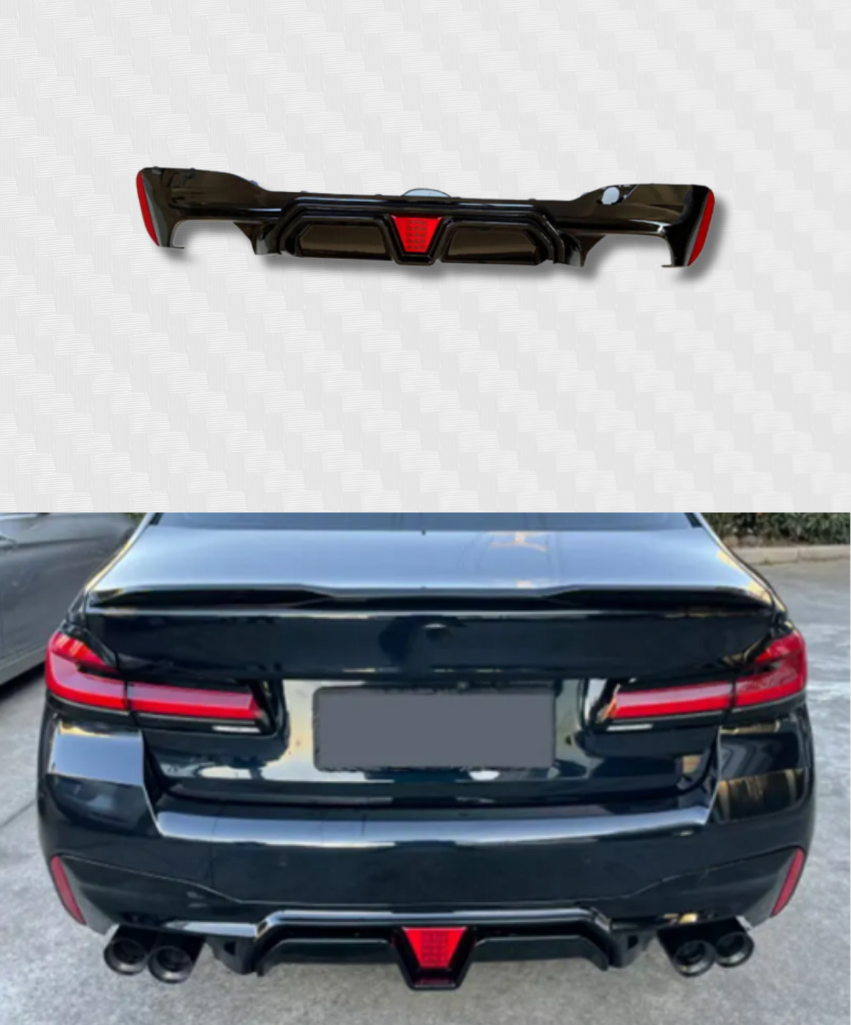 REAR DIFFUSER BMW 5 SERIES G30 G31