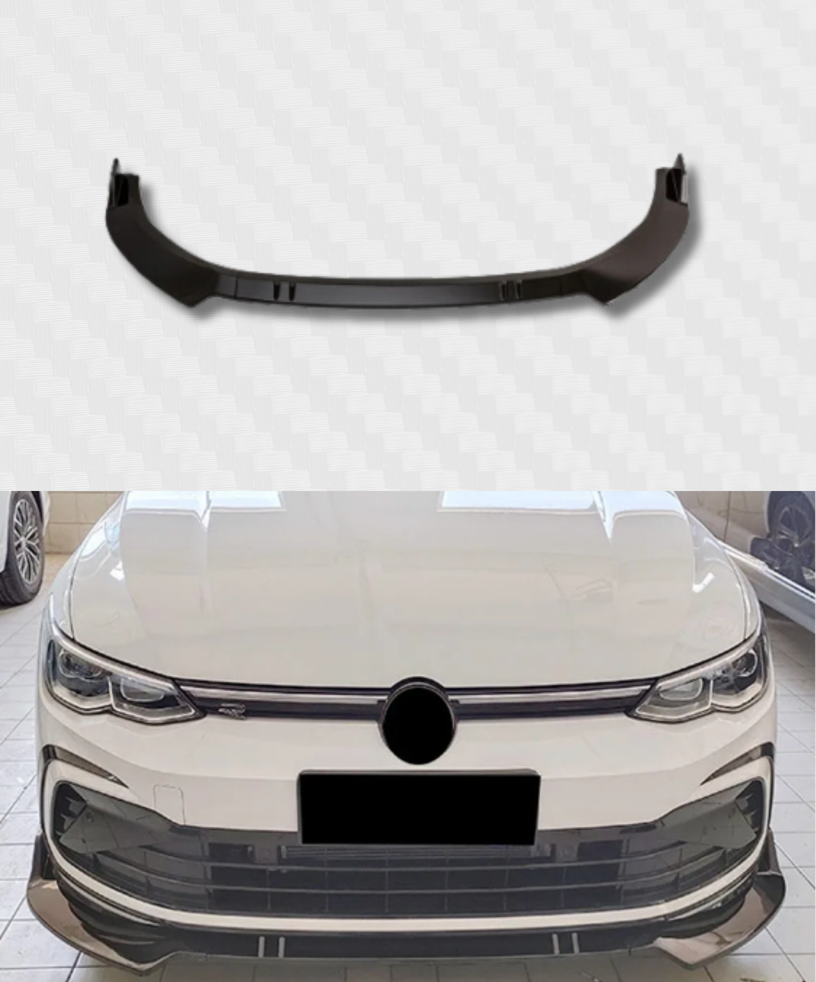 FRONT SPLITTER GOLF MK7 GTI R GTD GTE