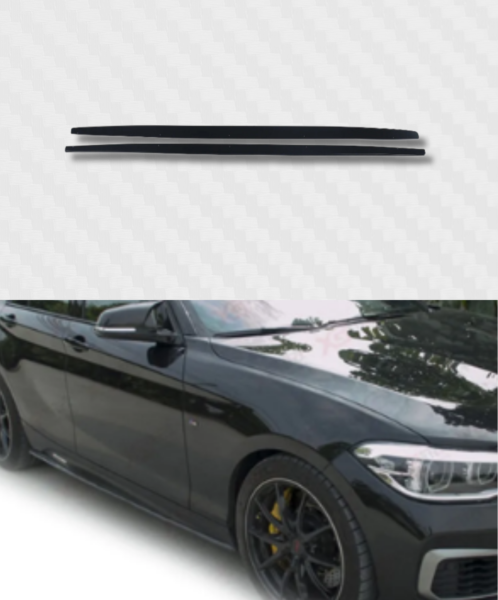 SIDE SKIRTS SPLITTER BMW 1 SERIES E82 F20 F21 / 2 SERIES F22 F23 F44