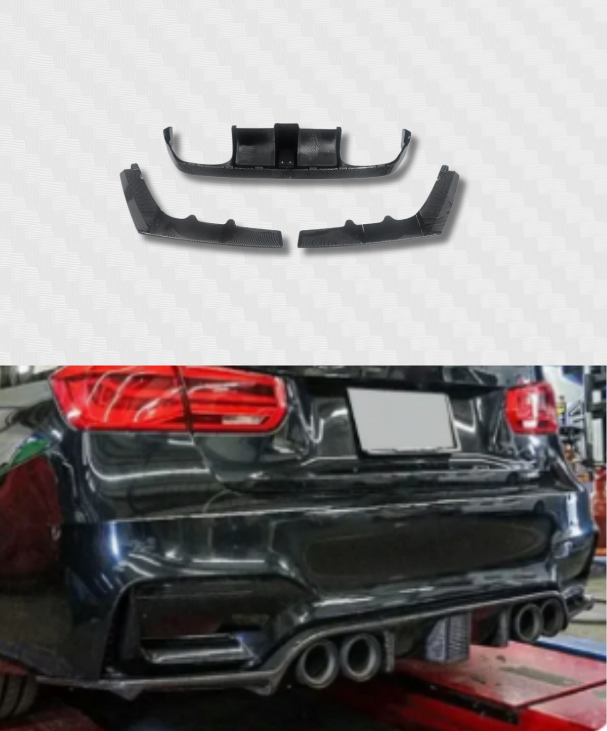 REAR DIFFUSER M3 F80 / M4 F82 F83