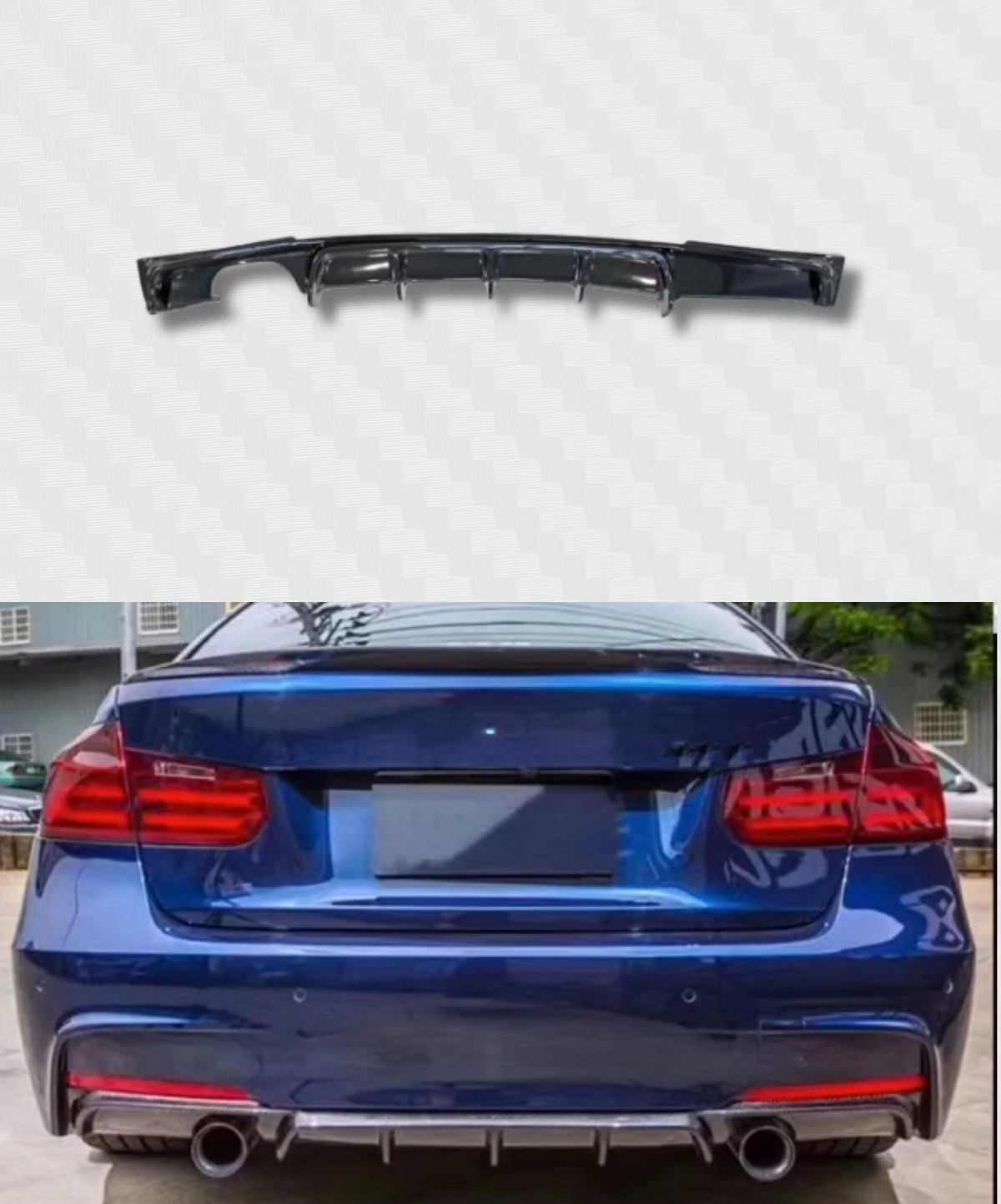 REAR DIFFUSER BMW 3 SERIES F30 F31 F35