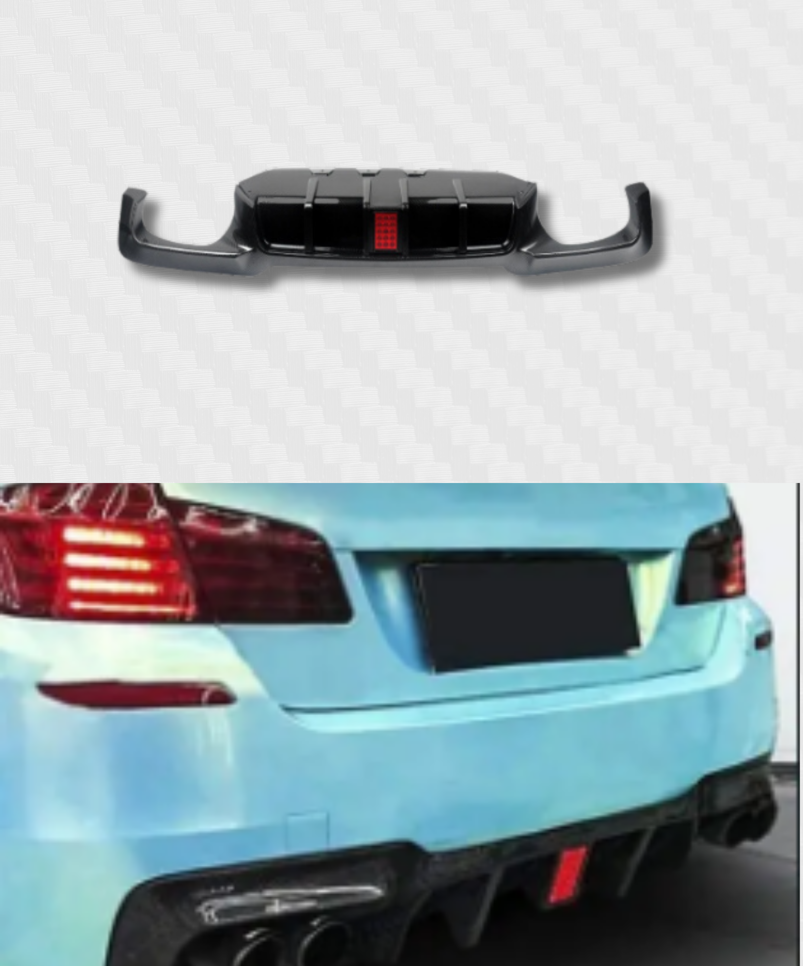 REAR DIFFUSER M5 F10