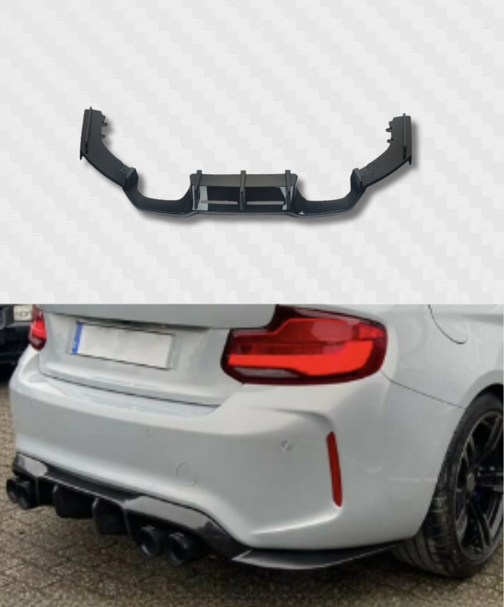 REAR DIFFUSER BMW M2 F87