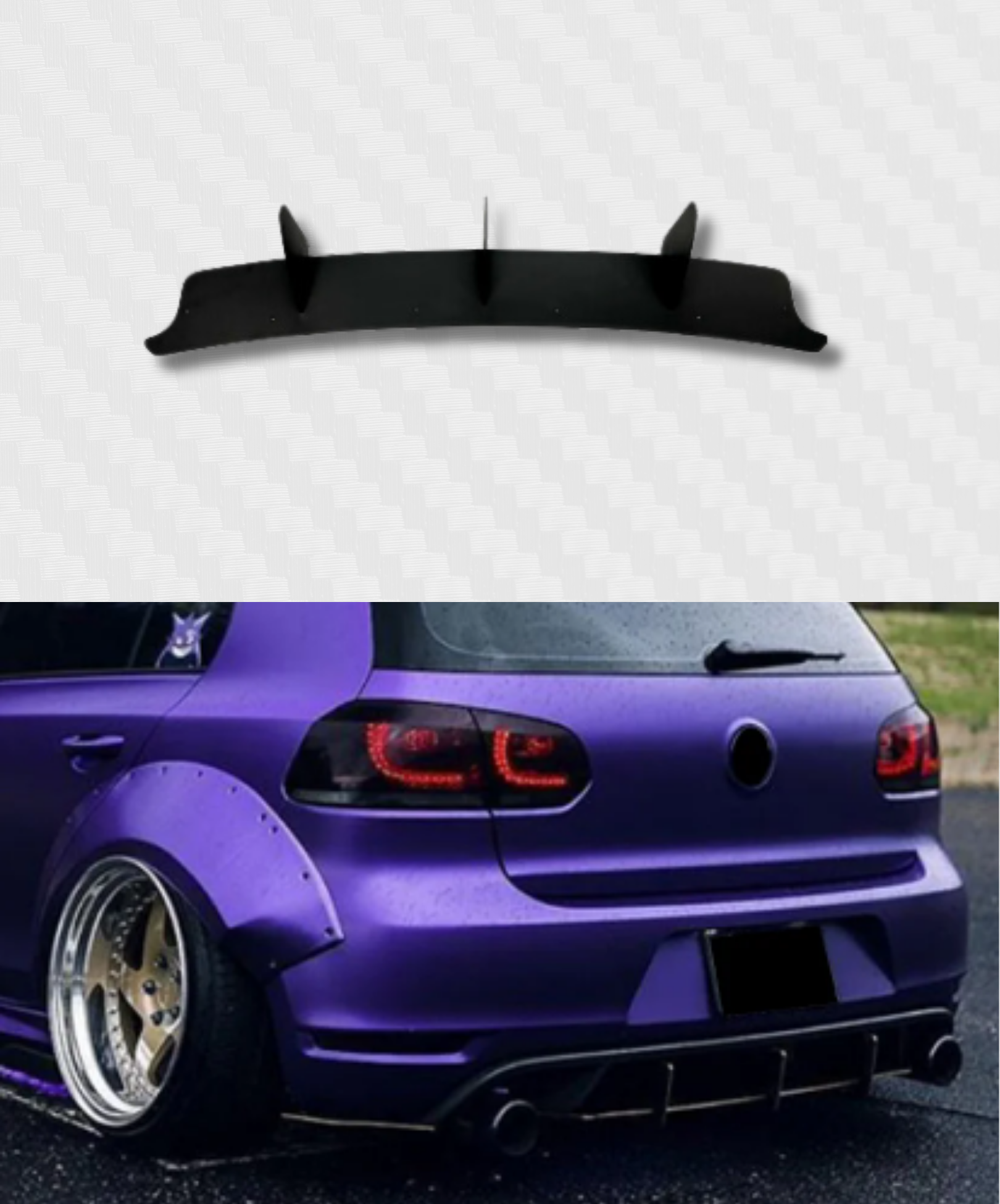 REAR DIFFUSER GOLF MK6 GTI