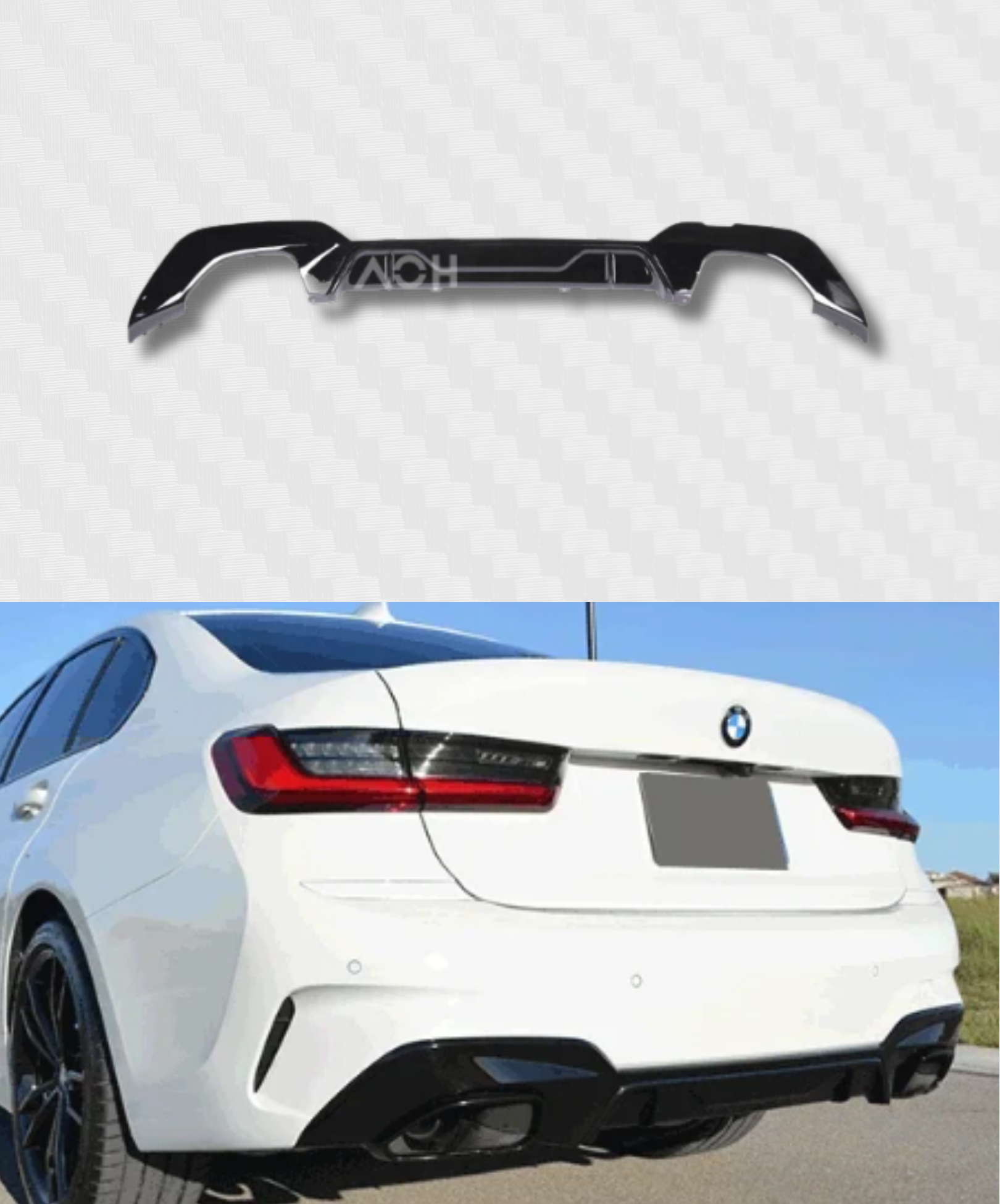 REAR DIFFUSER BMW 3 SERIES G20 G21 M-SPORT