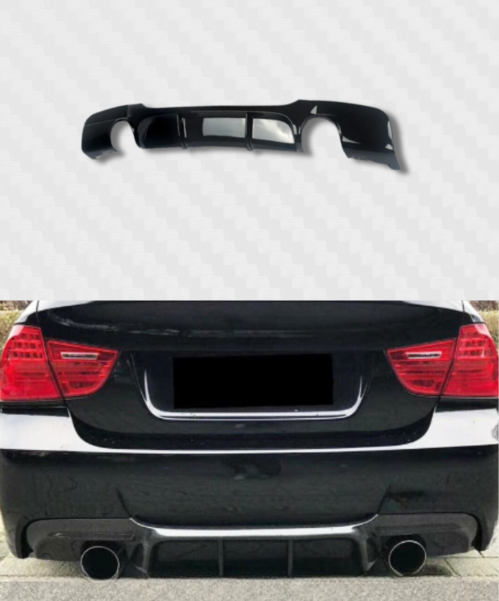 REAR DIFFUSER BMW BMW 3 SERIES E90 E91