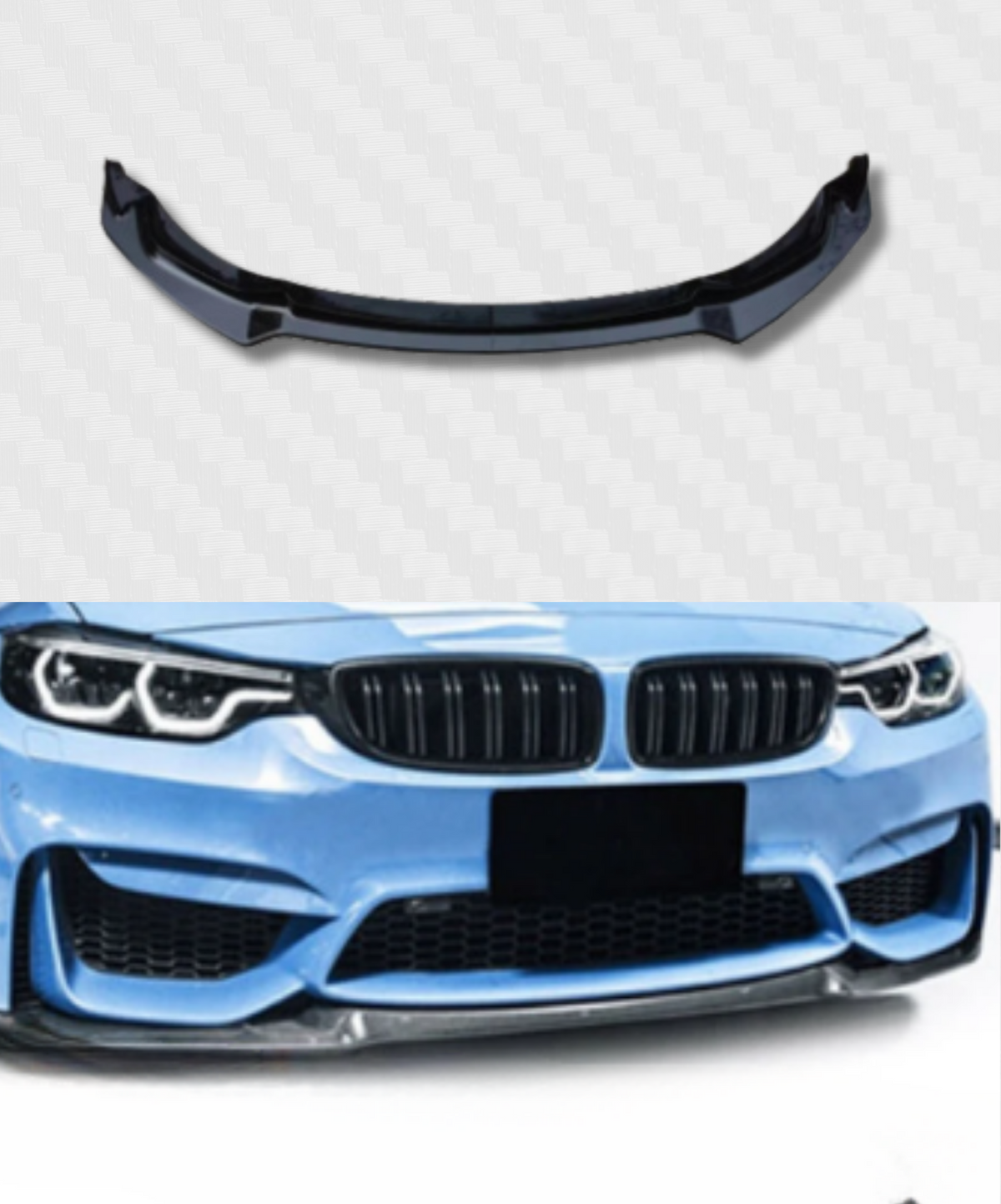 FRONT SPLITTER  BMW M3 - F80 / M4 - F82 F83 - elemento design