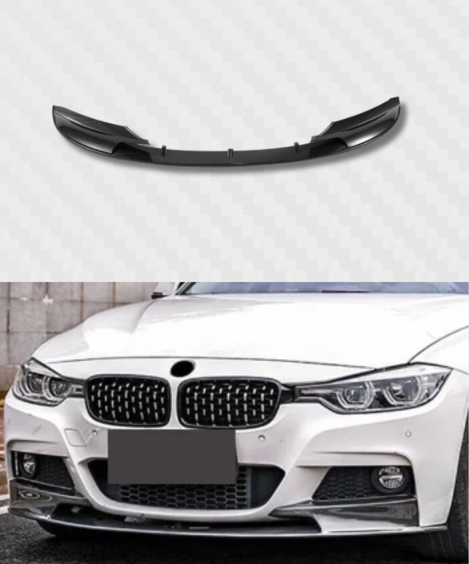 FRONT SPLITTER BMW 3 SERIES F30 F31 M STYLE