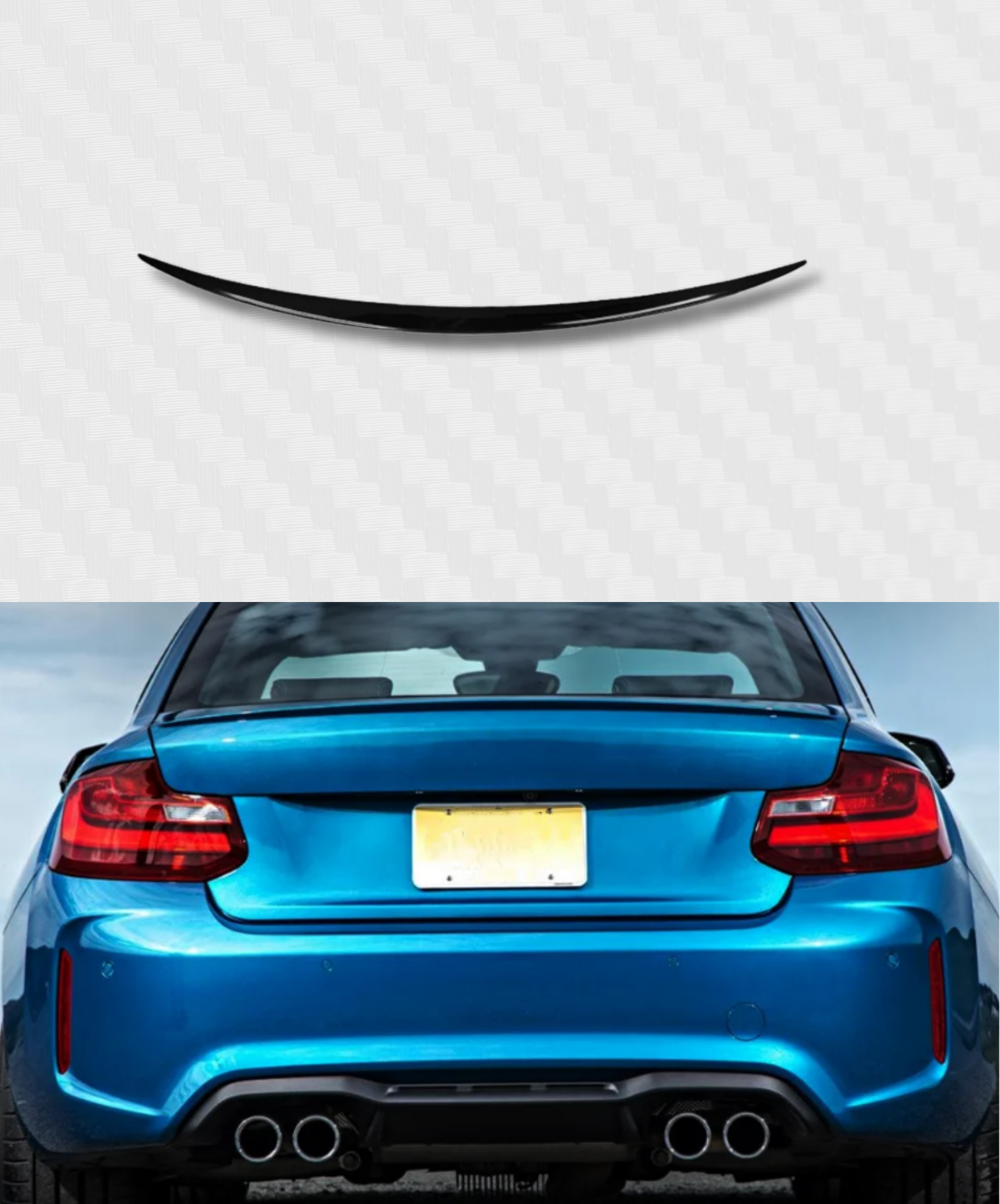 SPOILER BMW 2 SERIES M2 F22 F23 F87