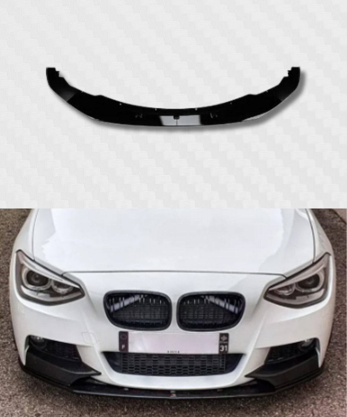 FRONT SPLITTER 1 SERIES 120d 120i M135i M PACK