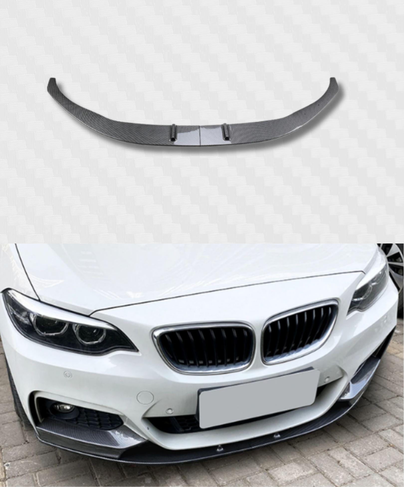 FRONT SPLITTER BMW 2 SERIES F22 F23 M-SPORT