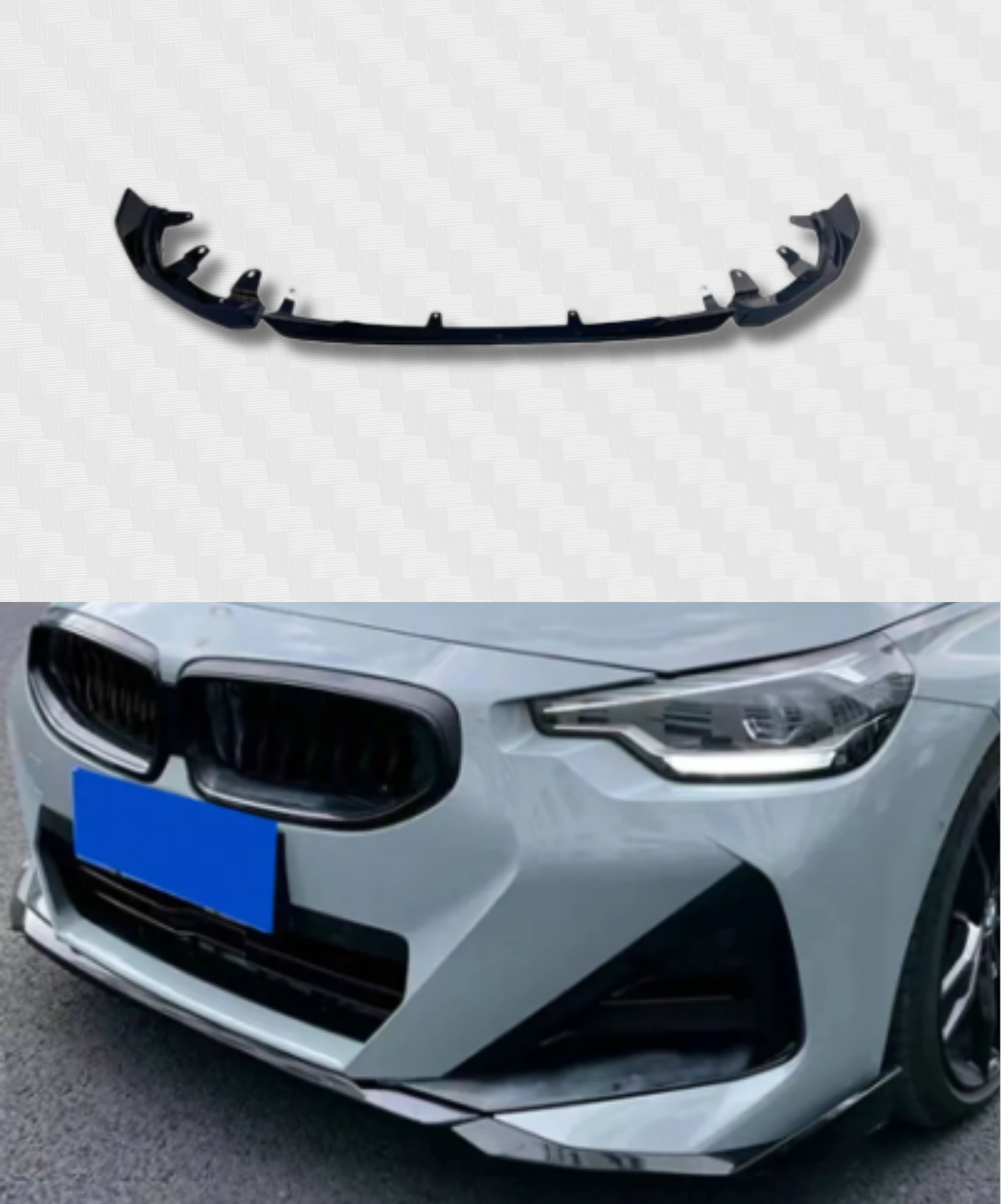 FRONT SPLITTER BMW 2 SERIES G42 COUPE