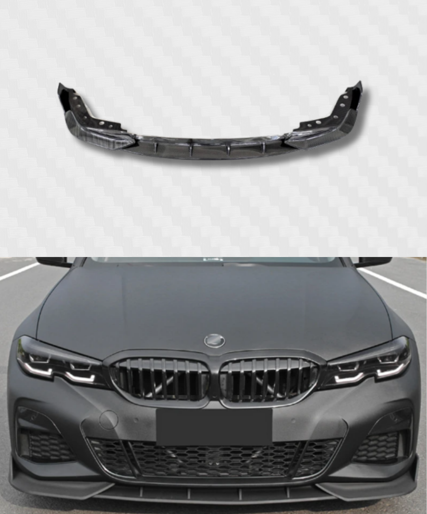 FRONT SPLITTER BMW 3 SERIES G20 G21 G28