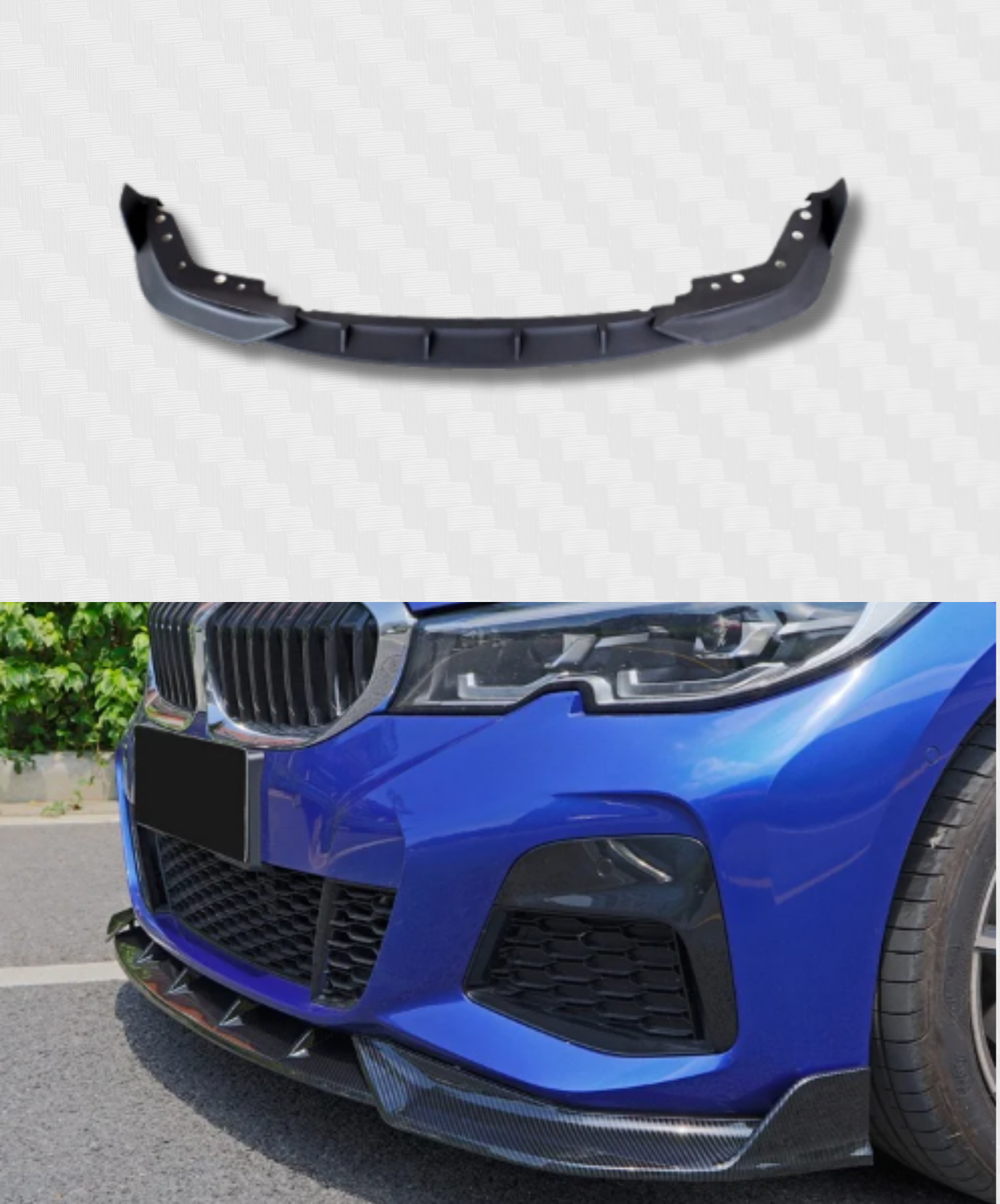 FRONT SPLITTER BMW 3 SERIES G20