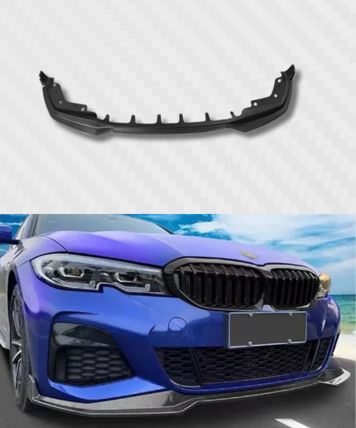 FRONT SPLITTER BMW 3 SERIES G20 G28