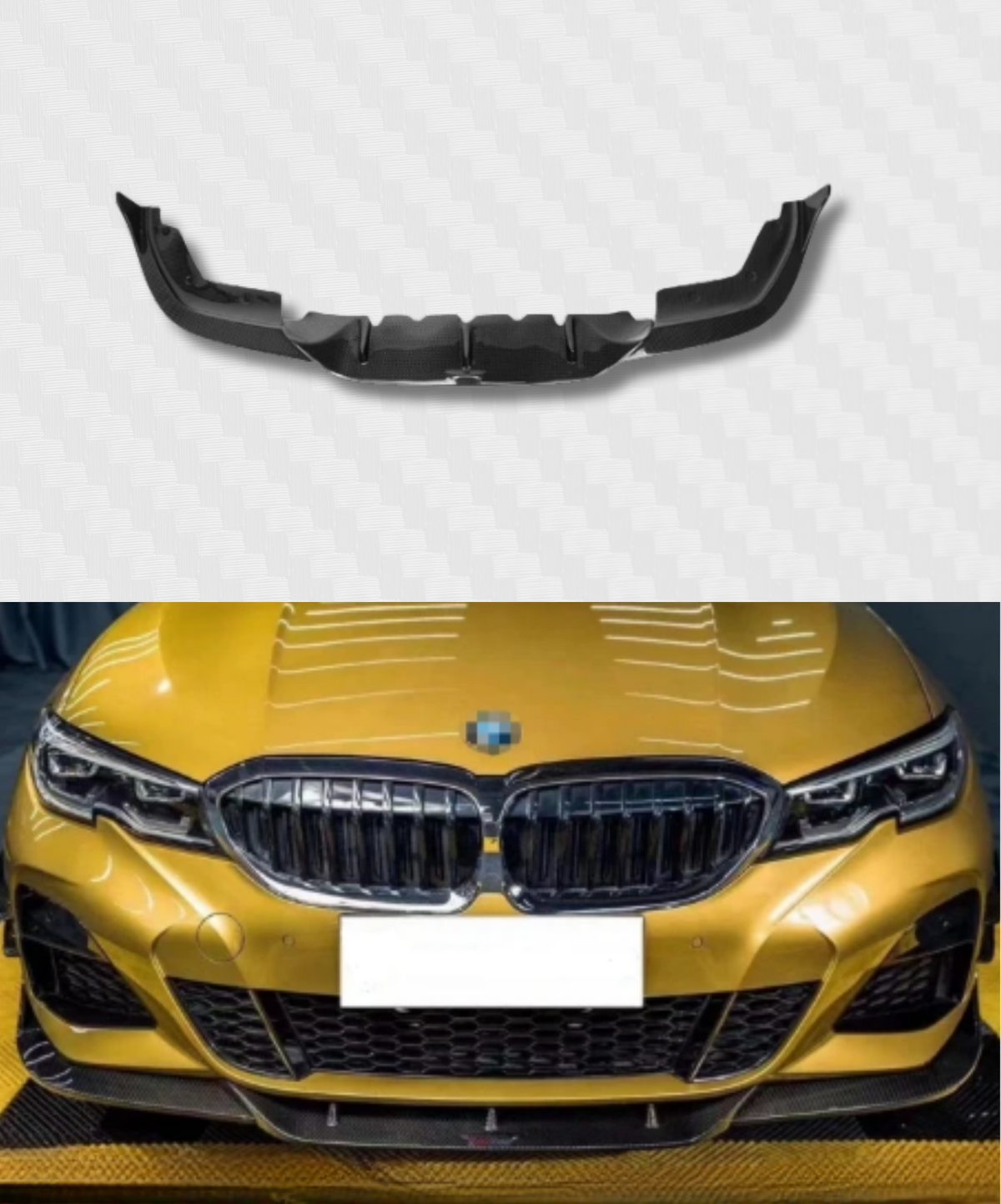 FRONT SPLITTER BMW 3 SERIES G20