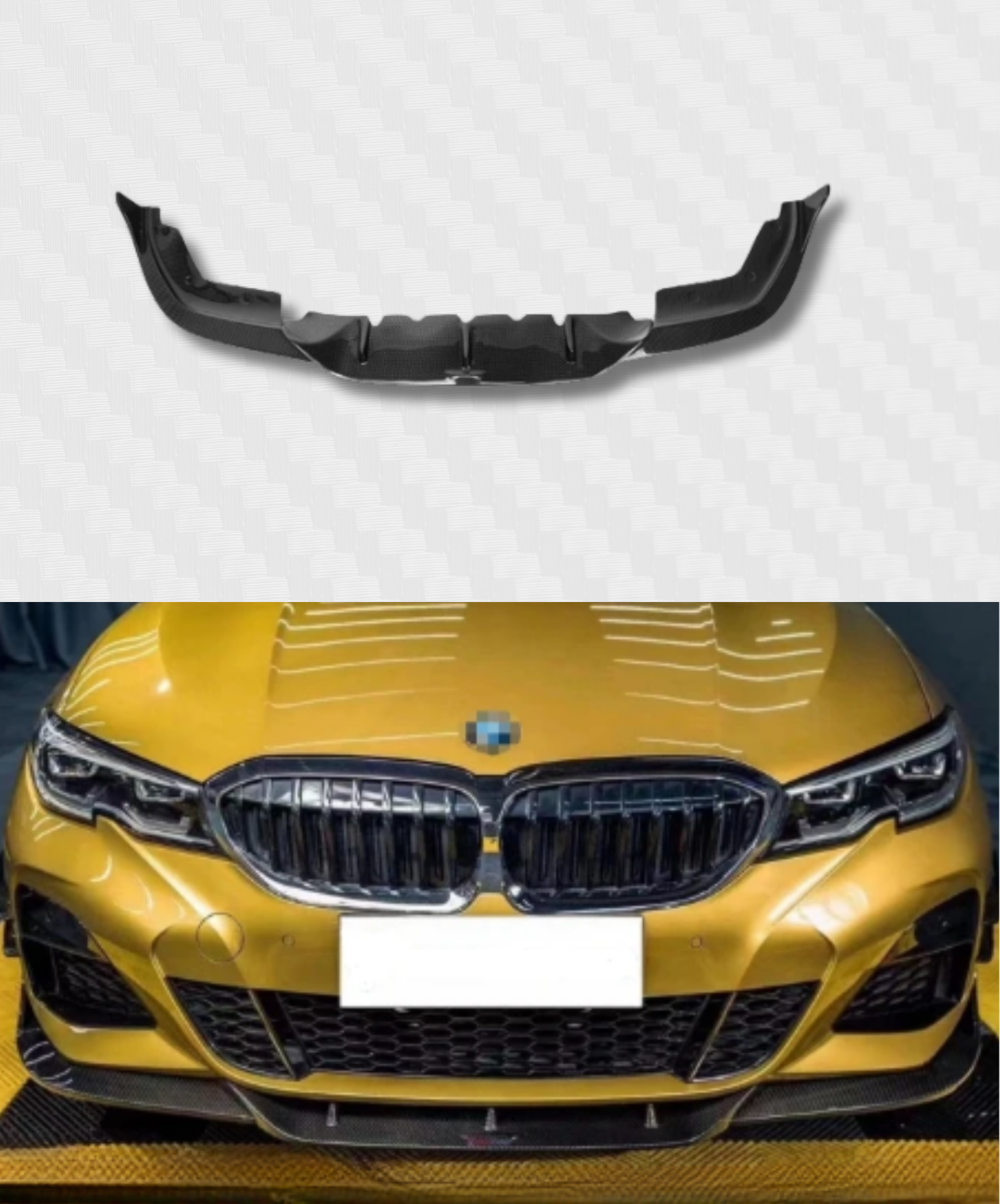 FRONT SPLITTER BMW 3 SERIES G20