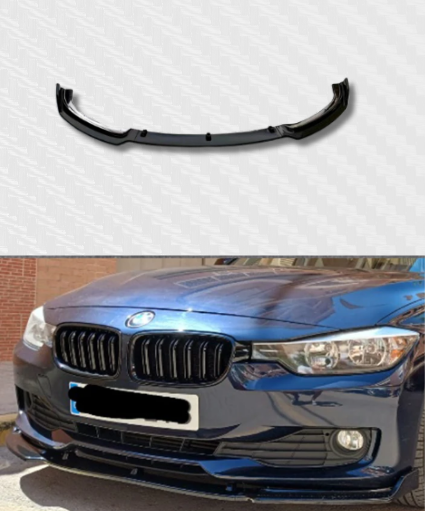 FRONT SPLITTER BMW 3 SERIES F30 F31