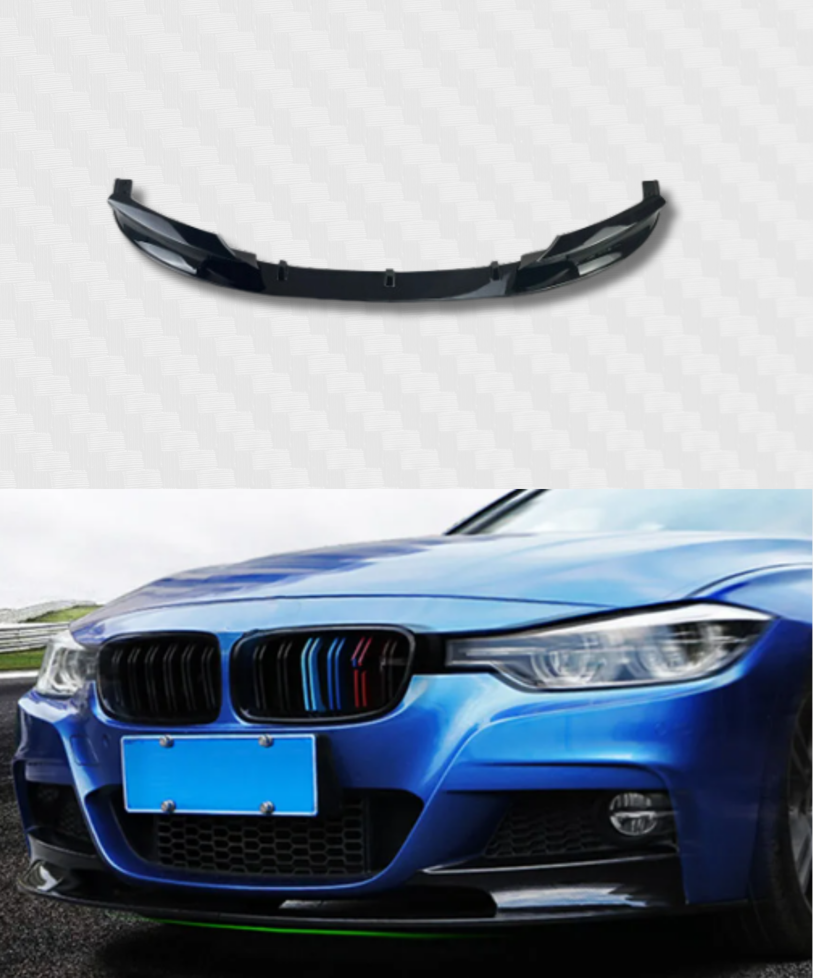 FRONT SPLITTER BMW M3 F30 F31 - elemento design